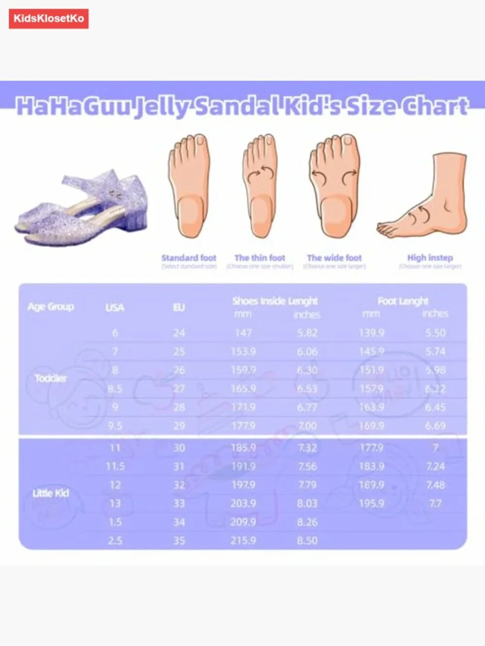 Girls Jelly Princess Flats Sandals Dress Up Cosplay Shoes